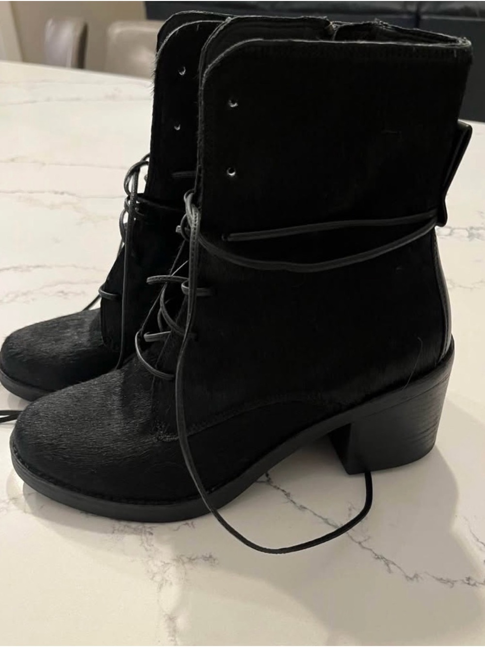 Ugg Oriana Exotic Boot in Black Size 7 Pony Hair Black